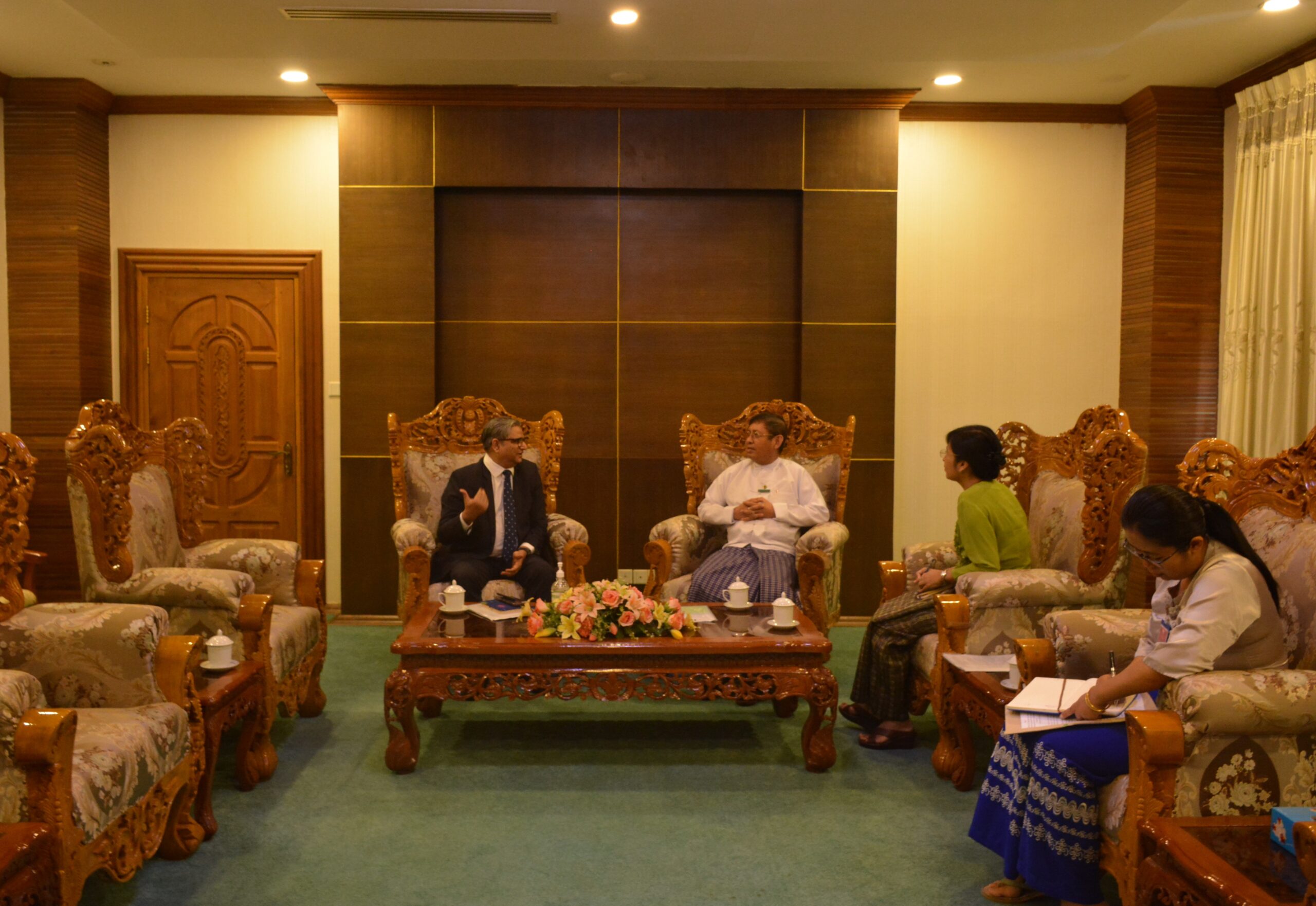 နိုင်ငံခြားရေးဝန်ကြီးဌာန၊ အမြဲတမ်းအတွင်းဝန်က ကုလသမဂ္ဂလူသားချင်းစာနာမှုဆိုင်ရာ ညှိနှိုင်းရေးရုံး၏ မြန်မာနိုင်ငံဆိုင်ရာအကြီးအကဲ Mr. Sajjad Mohammad Sajid အား လက်ခံတွေ့ဆုံ