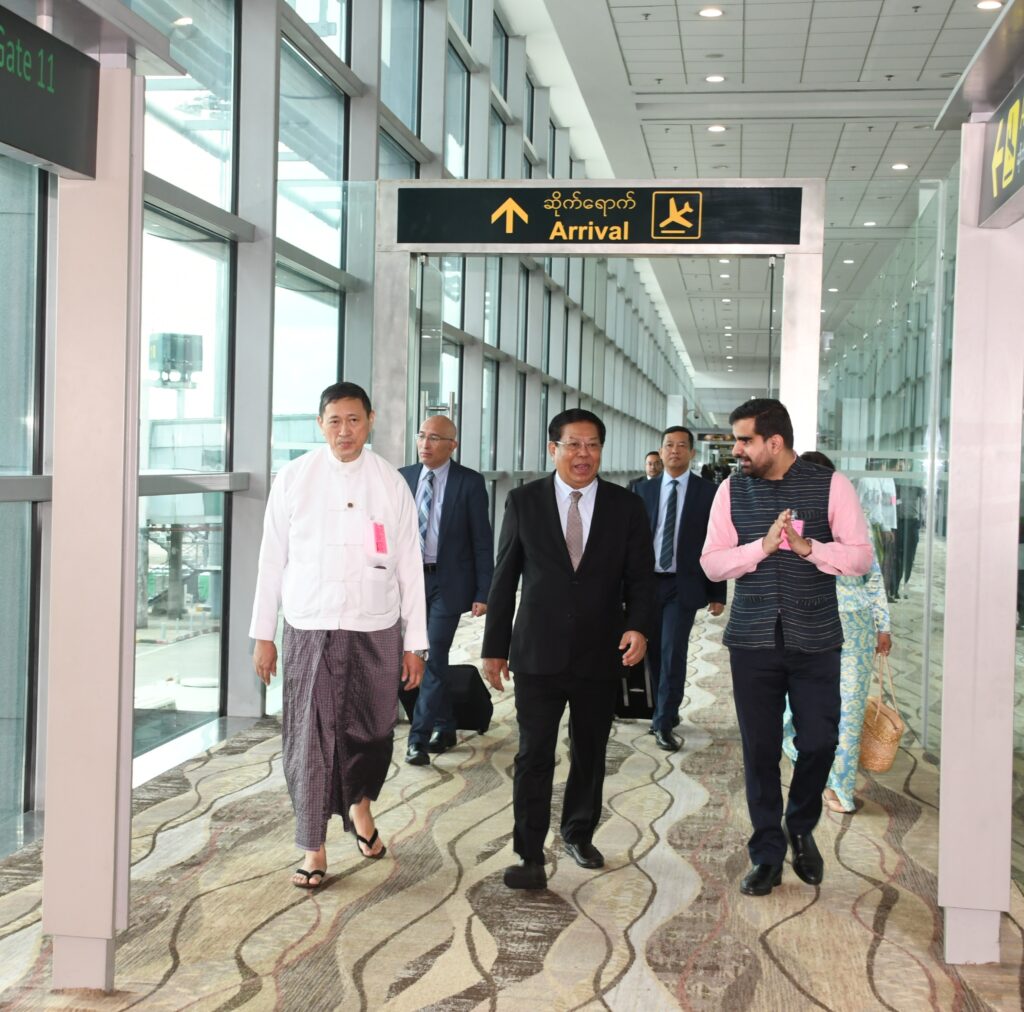 Myanmar delegation led by Deputy Prime Minister and Union Minister for ...