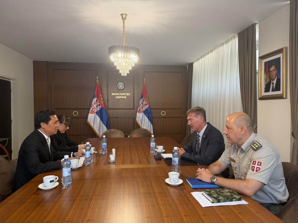 Chargé d’affaires/ Ambassador of the Embassy of Myanmar to the Republic of Serbia, met with the Assistant Minister of the Ministry of Defence of the Republic of Serbia
