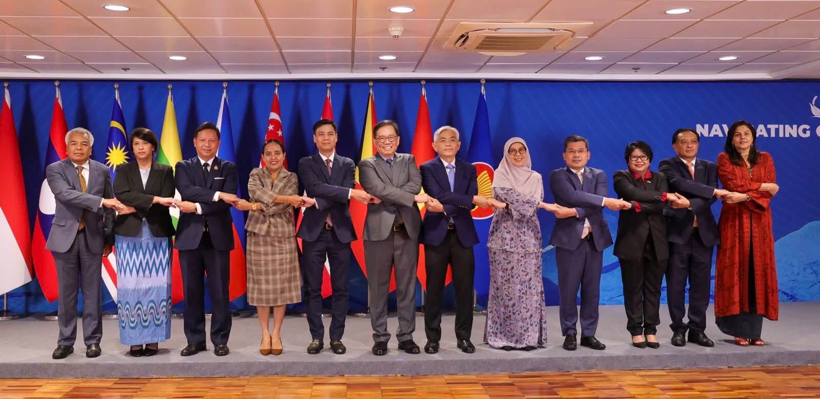 Myanmar Ambassador Daw Ei Ei Tin Attends ASEAN Senior Officials’ Meeting