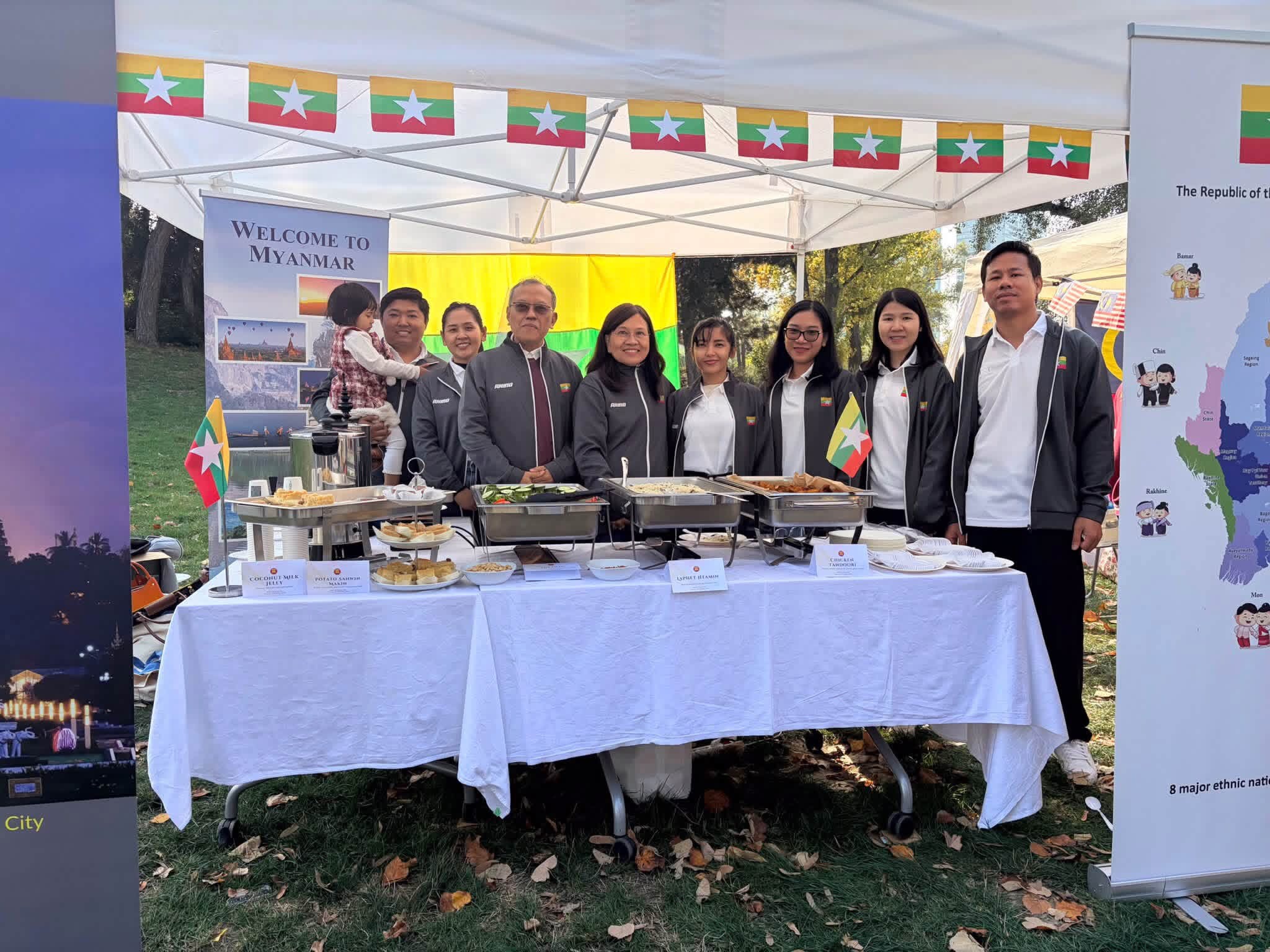 Myanmar Embassy/Permanent Mission joins ASEAN Family Day Celebrationin commemoration of the 59th ASEAN Day